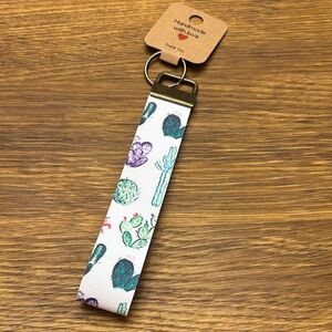 Cactus Print Key Holder
